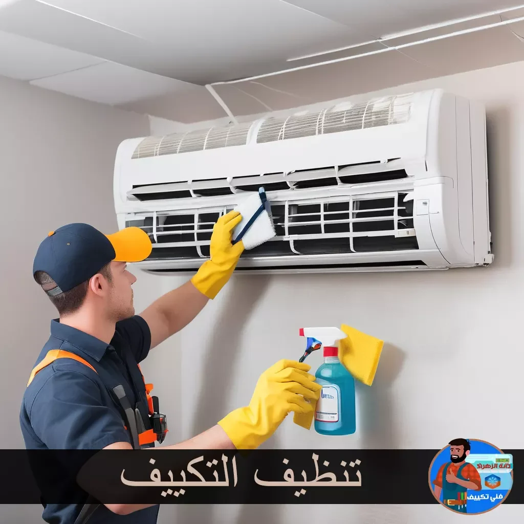 تنظيف المكيف وتحسين تدفق الهواء