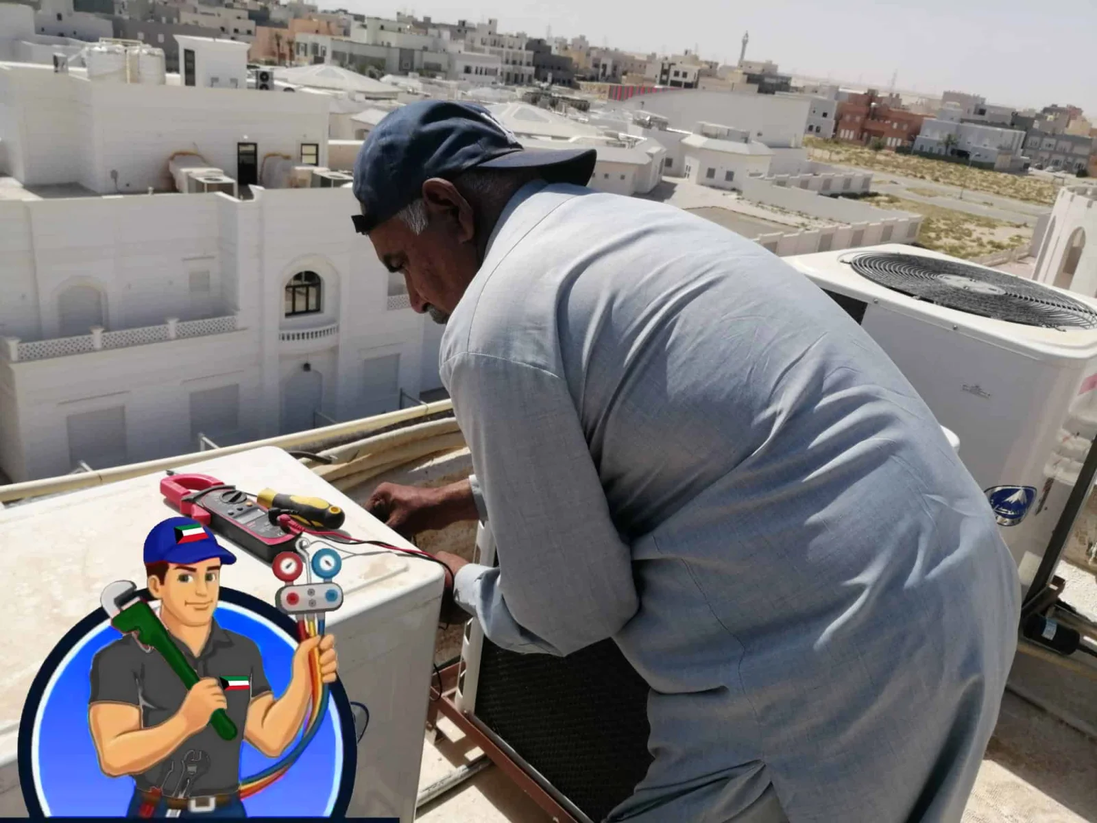 فني تكييف باكستاني بالكويت المعلم ناصر