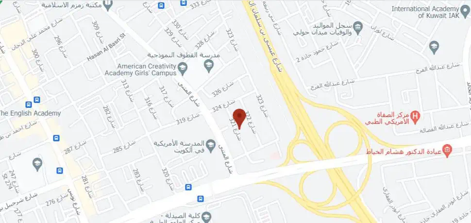 اتصل بنا 1 موقعنا على الخريطة