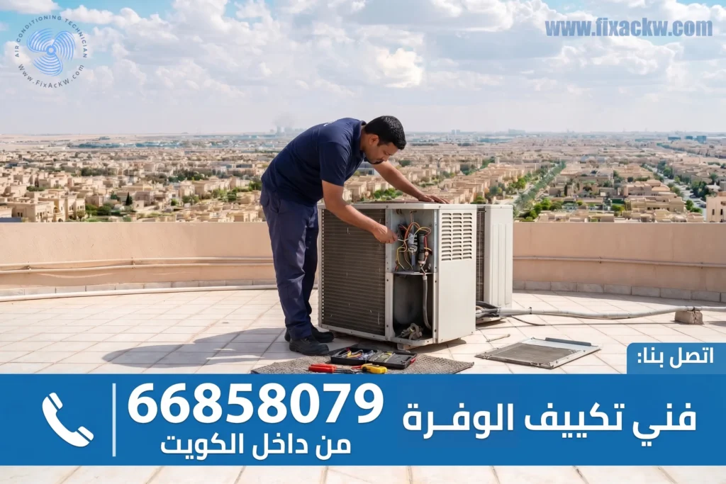 فني تكييف الوفره 66858079 - دانة الزهراء لتصليح التكييفات 1 فني تكييف الوفرة